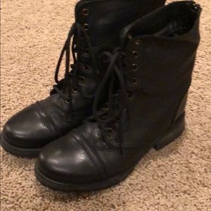 Steve Madden combat boots